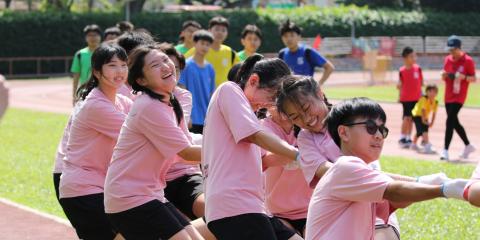 新加坡三育中小学新生迎新活动